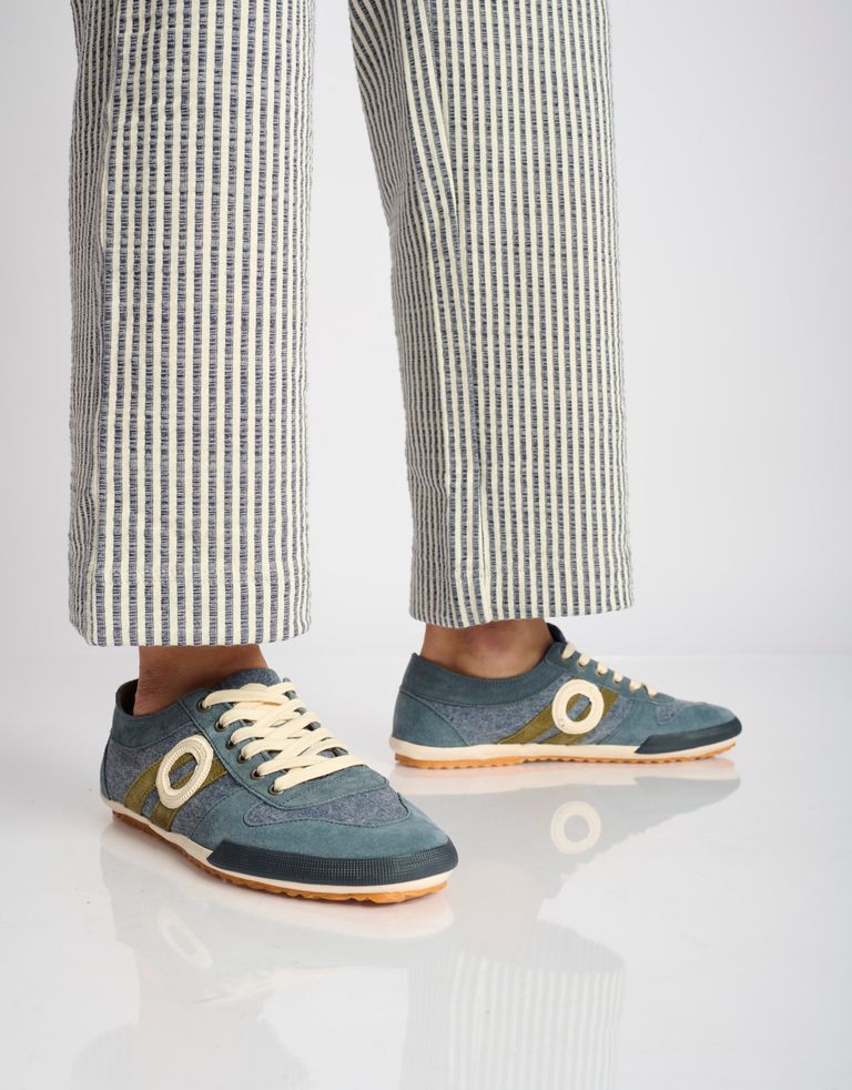 נעלי גברים - Aro - סניקרס IDO ג'ינס - כחול1