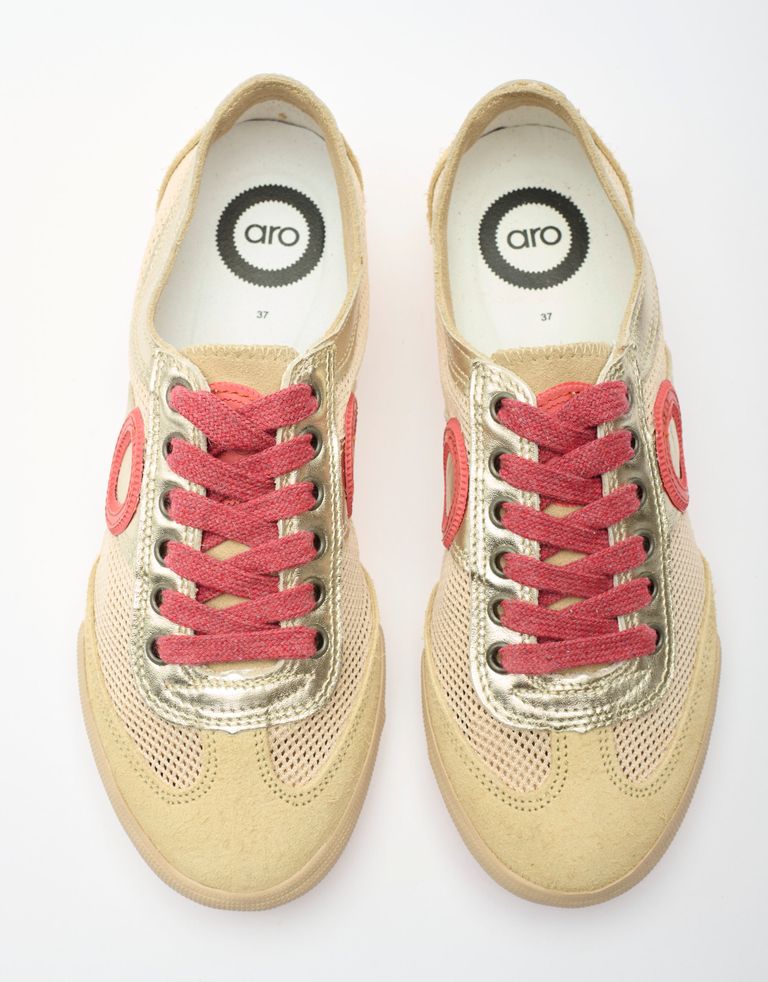 נעלי נשים - Aro - סניקרס JOANETA CAPRI - זהב4