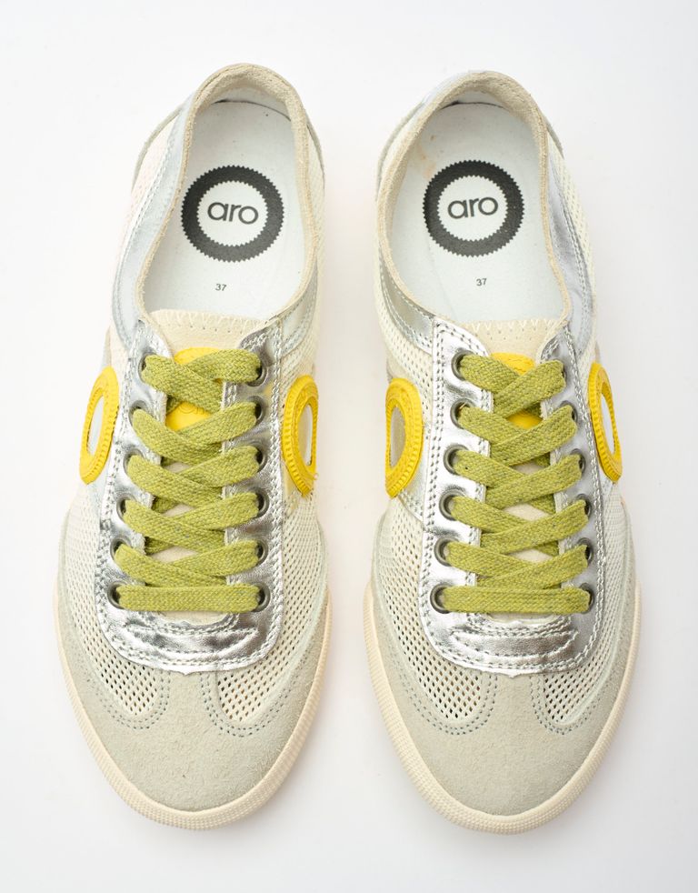 נעלי נשים - Aro - סניקרס JOANETA CAPRI - כסף2