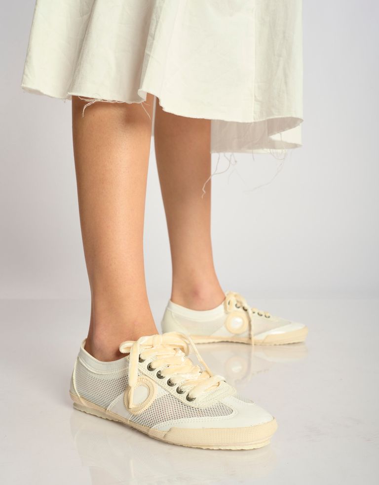 נעלי נשים - Aro - סניקרס לק  JOANETA - לבן3