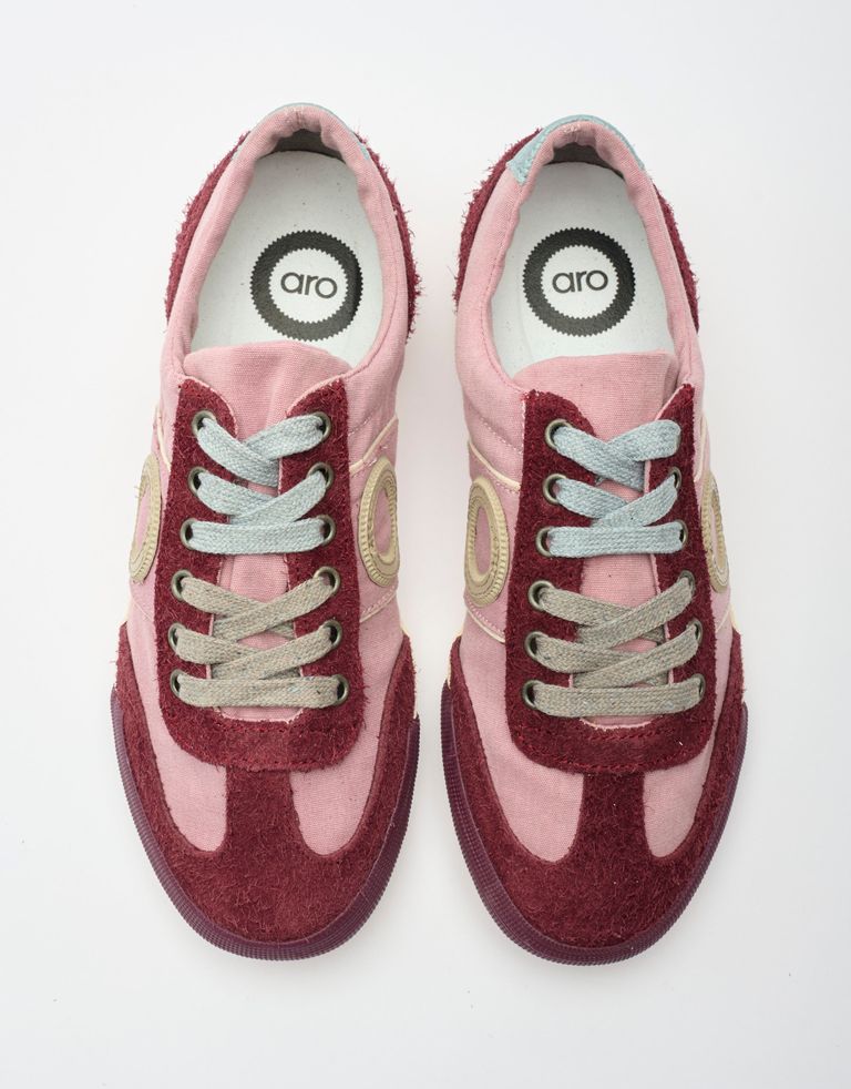 נעלי נשים - Aro - סניקרס בד MAY - סגול2