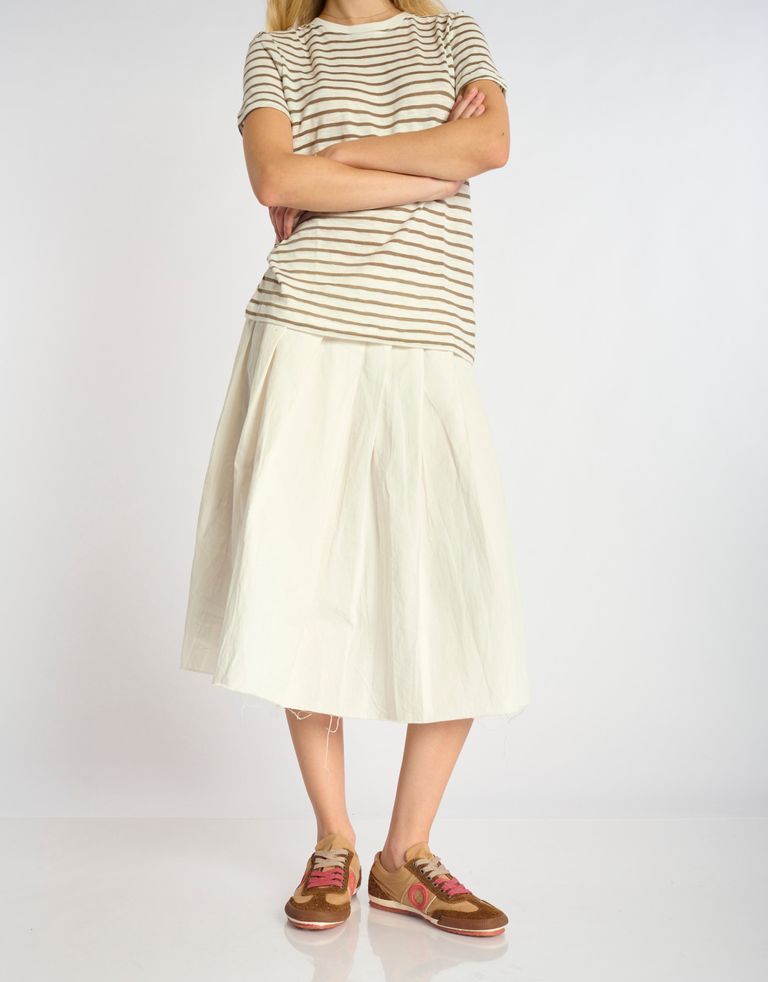 נעלי נשים - Aro - סניקרס בד MAY - חום2