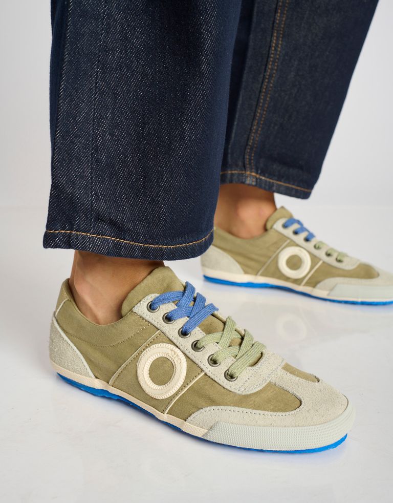 נעלי נשים - Aro - סניקרס בד MAY - זית3