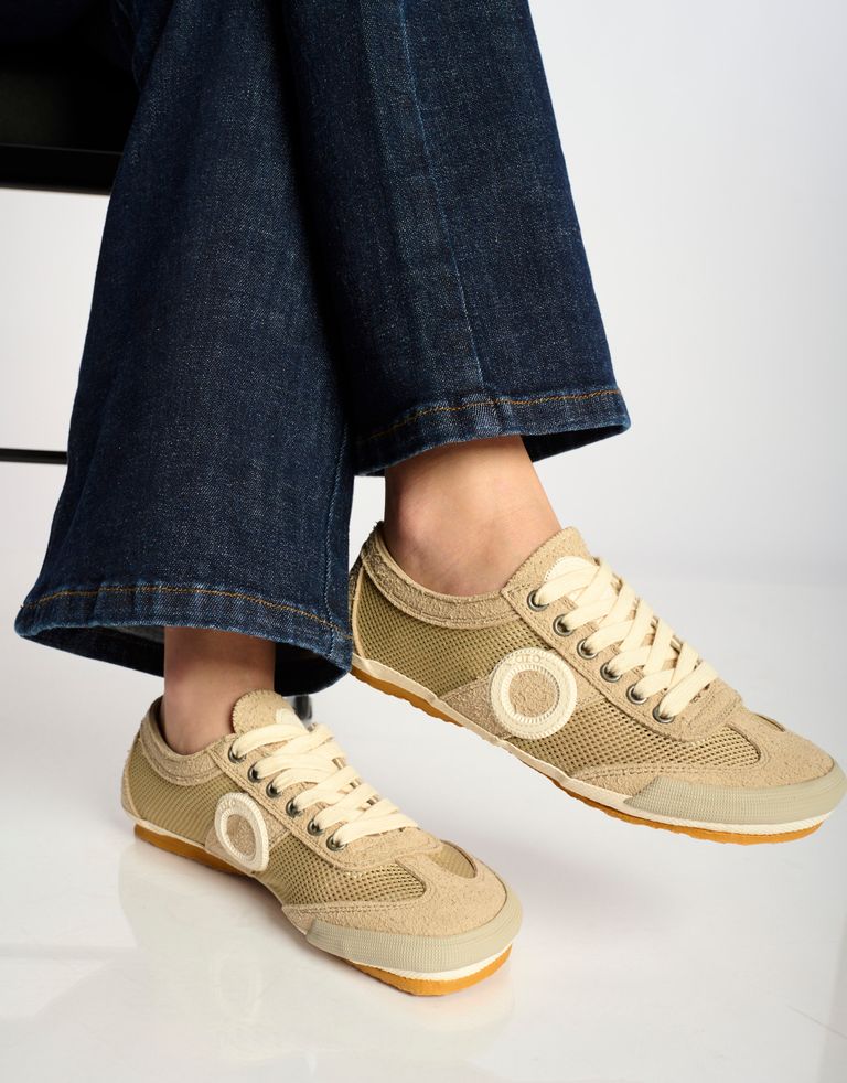 נעלי נשים - Aro - סניקרס JOANETA BAREFOOT K - חום בהיר3