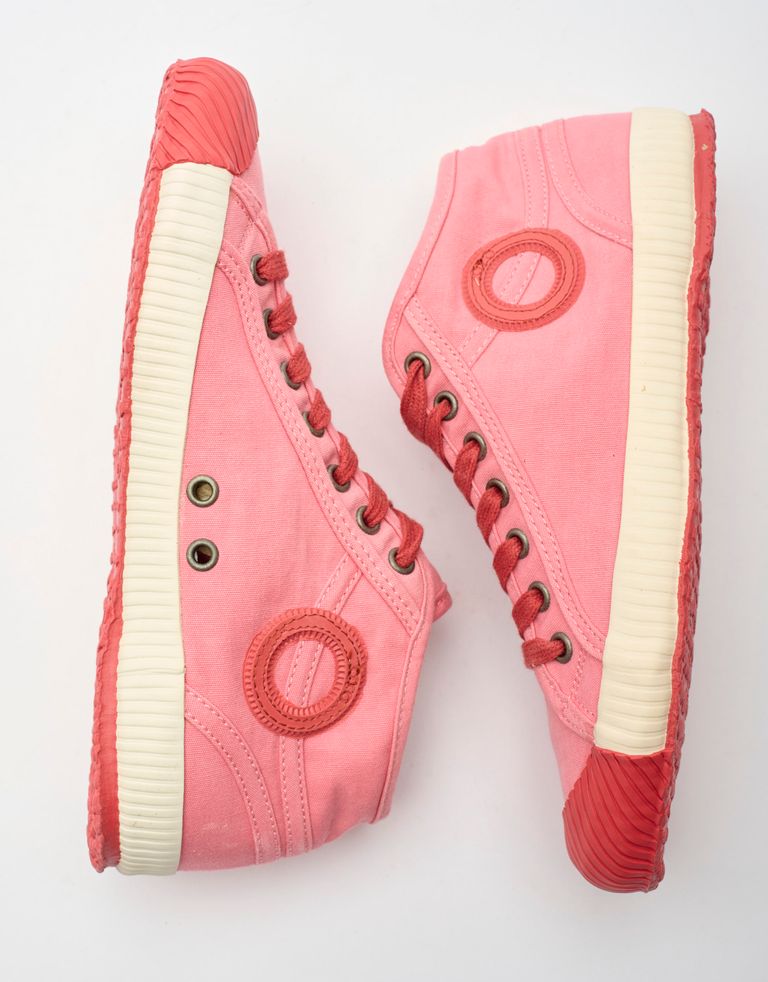 נעלי נשים - Aro - סניקרס בד גבוהות CHARLIE - ורוד2