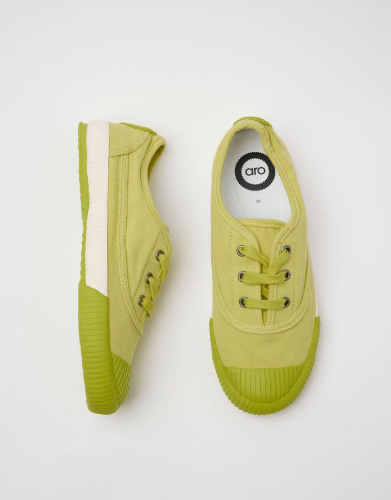נעלי נשים - Aro - סניקרס בד CHARLIE - ליים1