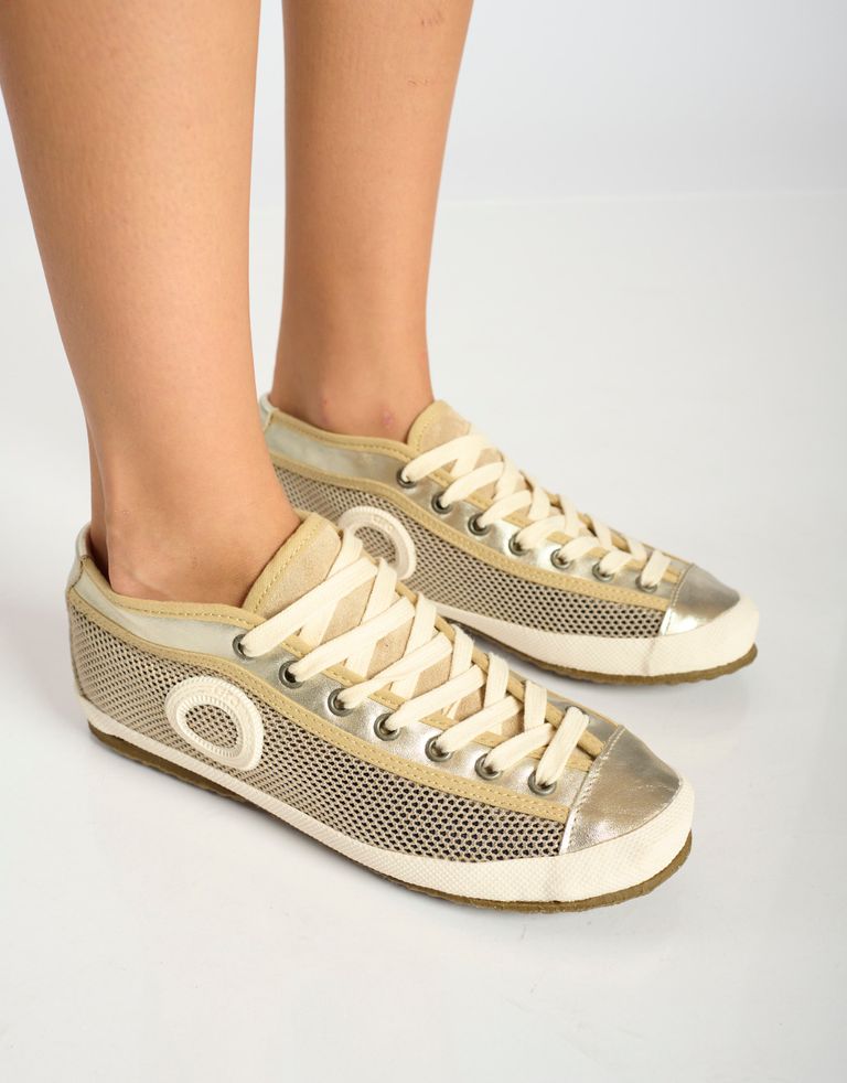 נעלי נשים - Aro - סניקרס רשת גבוהות HOLLY - פלטינה2