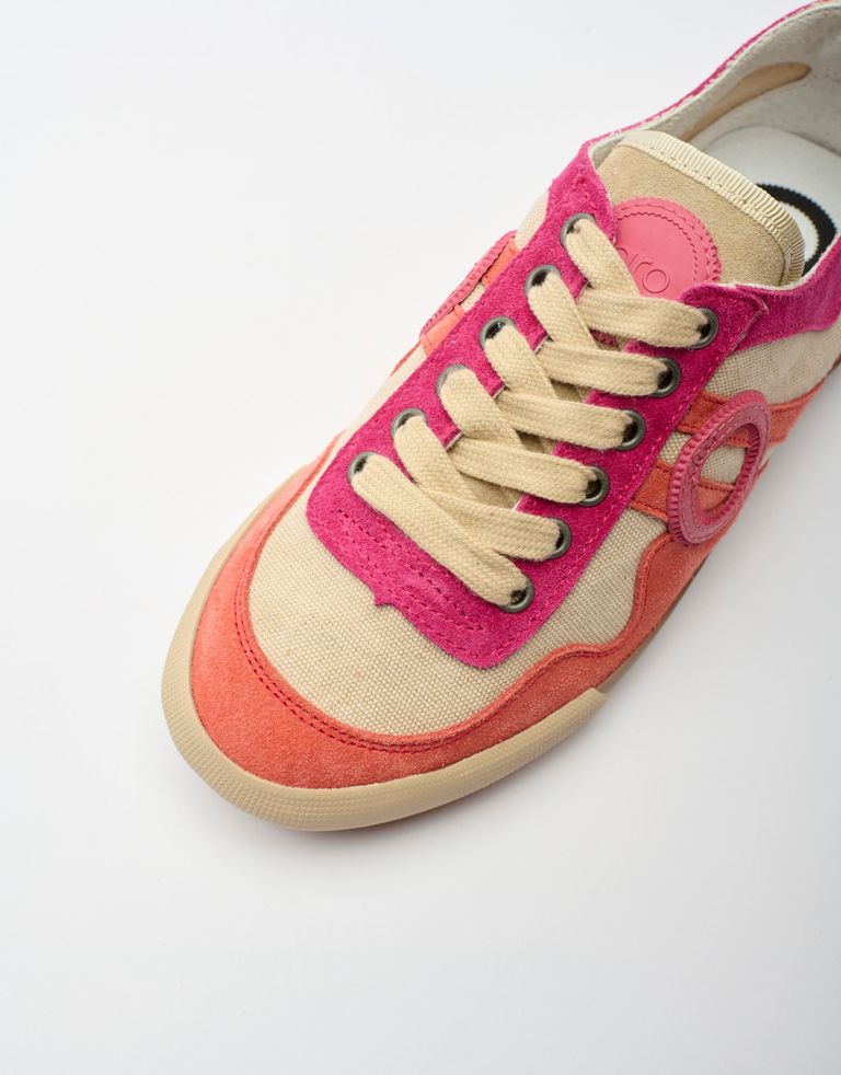 נעלי נשים - Aro - סניקרס משולבות IDO - בז'   ורוד4