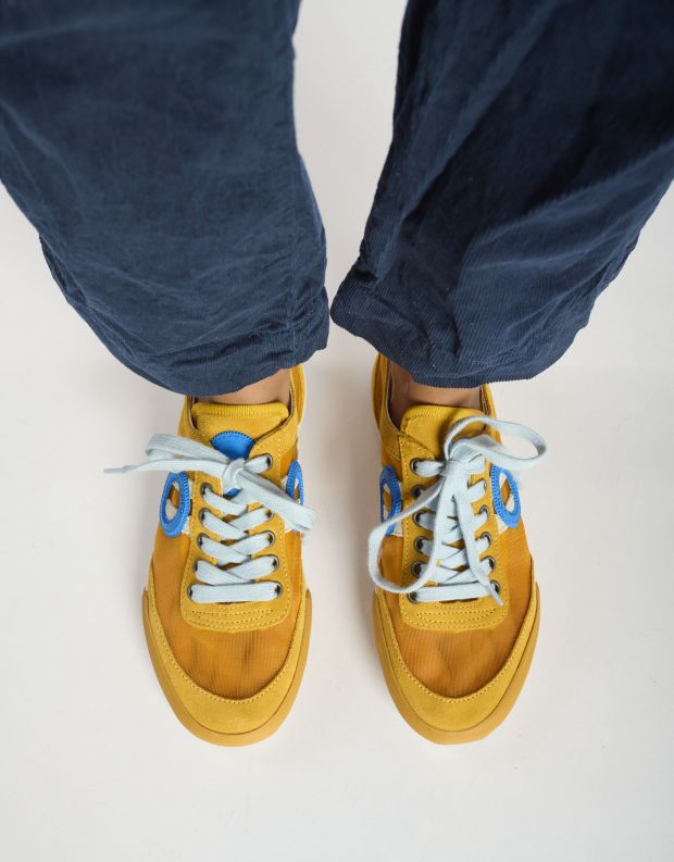 נעלי נשים - Aro - סניקרס שקופות IDO - צהוב