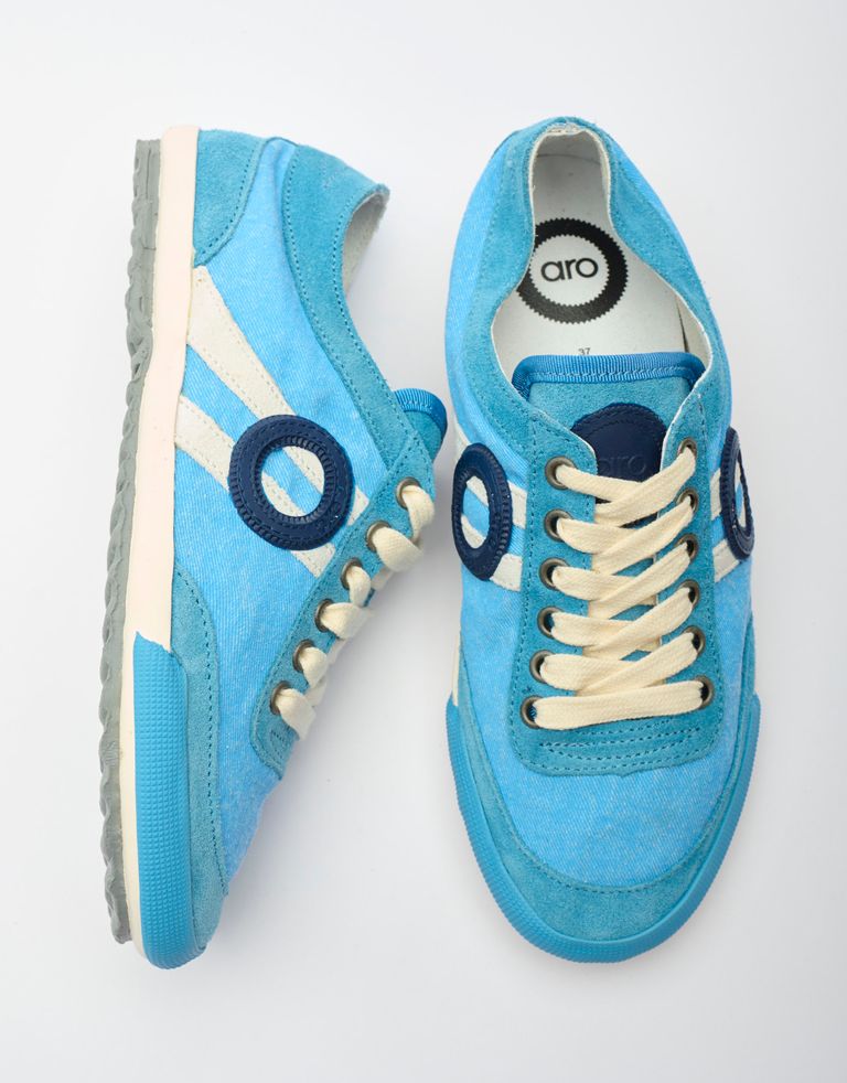 נעלי נשים - Aro - סניקרס ג'ינס IDO - תכלת2