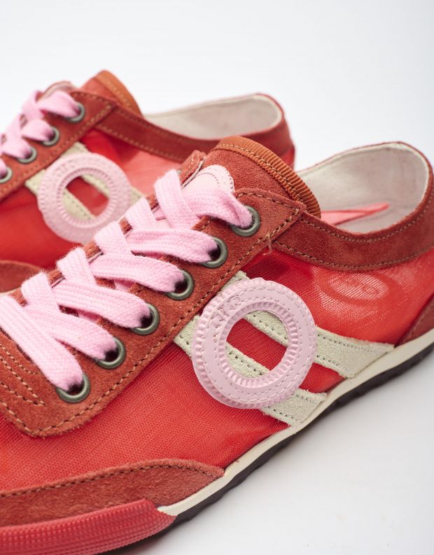 נעלי נשים - Aro - סניקרס שקופות IDO - אדום