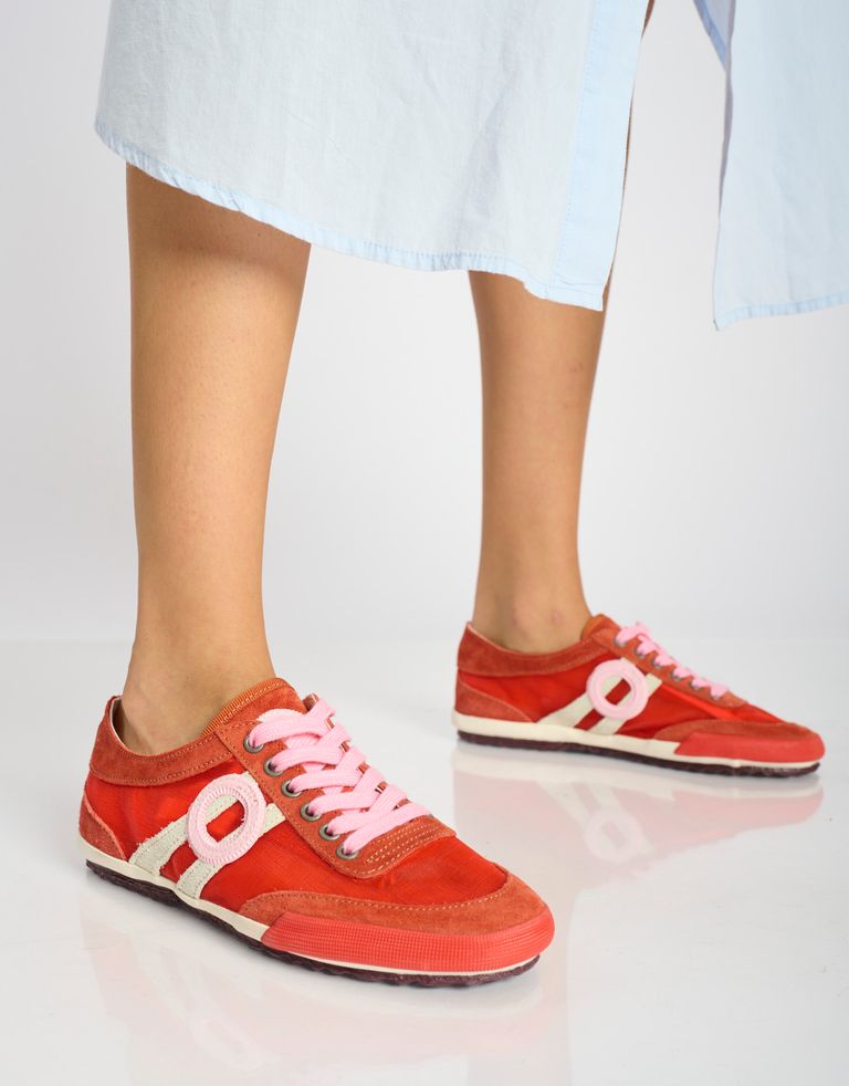 נעלי נשים - Aro - סניקרס שקופות IDO - אדום3