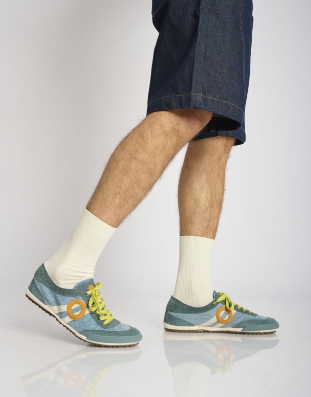 נעלי גברים - Aro - סניקרס ג'ינס IDO - כחול