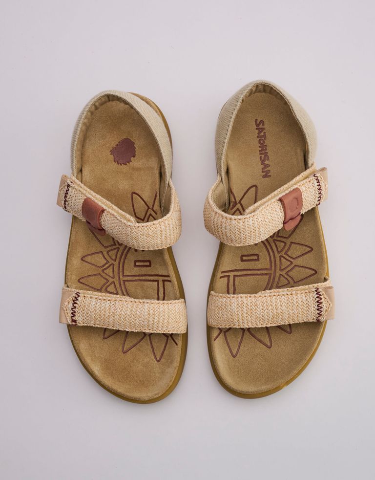 נעלי נשים - Satorisan - סנדלים KONA RAFFIA - צהוב4