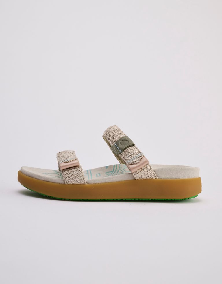 נעלי נשים - Satorisan - כפכפים KAE RAFFIA - ירוק2