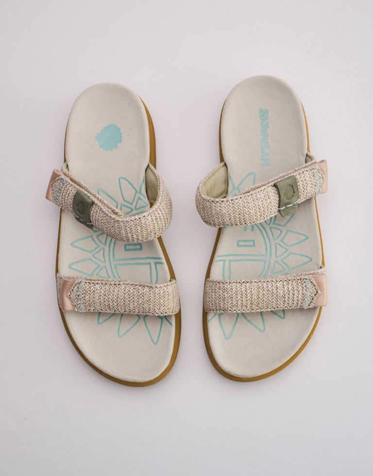 נעלי נשים - Satorisan - כפכפים KAE RAFFIA - ירוק3