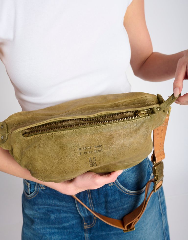 נעלי נשים - A.S. 98 - תיק פאוץ' CAPRI - חאקי3