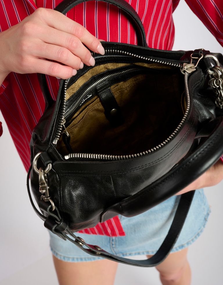 נעלי נשים - A.S. 98 - תיק קוביה - שחור2