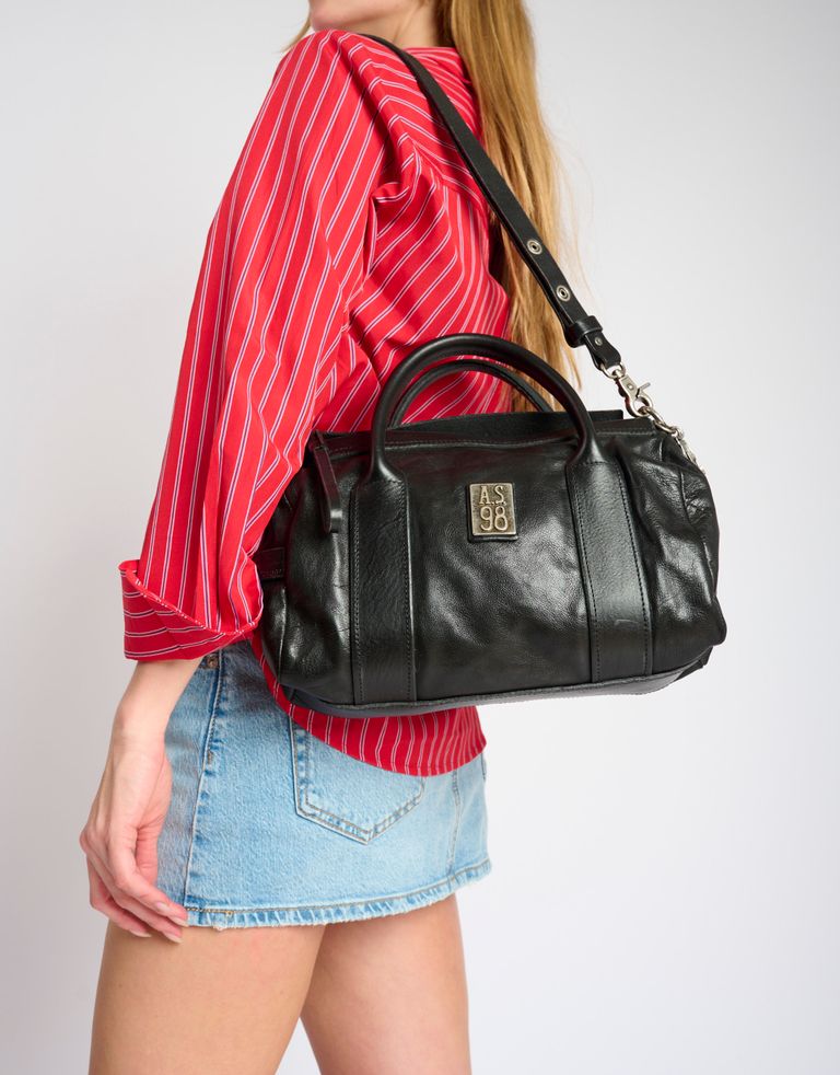 נעלי נשים - A.S. 98 - תיק קוביה - שחור3