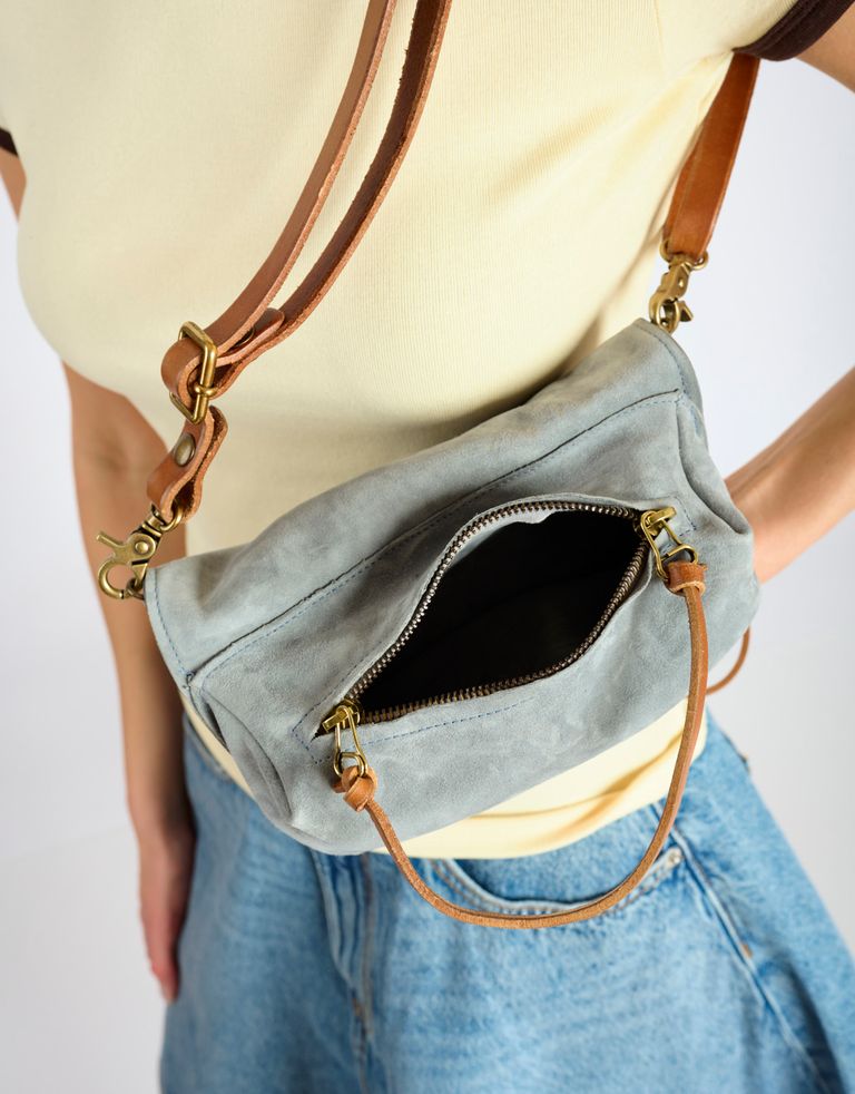 נעלי נשים - A.S. 98 - תיק אקורדיון קטן - תכלת3