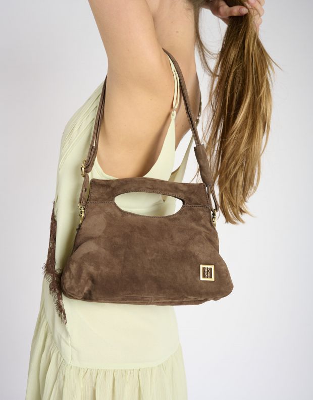 נעלי נשים - A.S. 98 - תיק צד TAYLOR - חום כהה