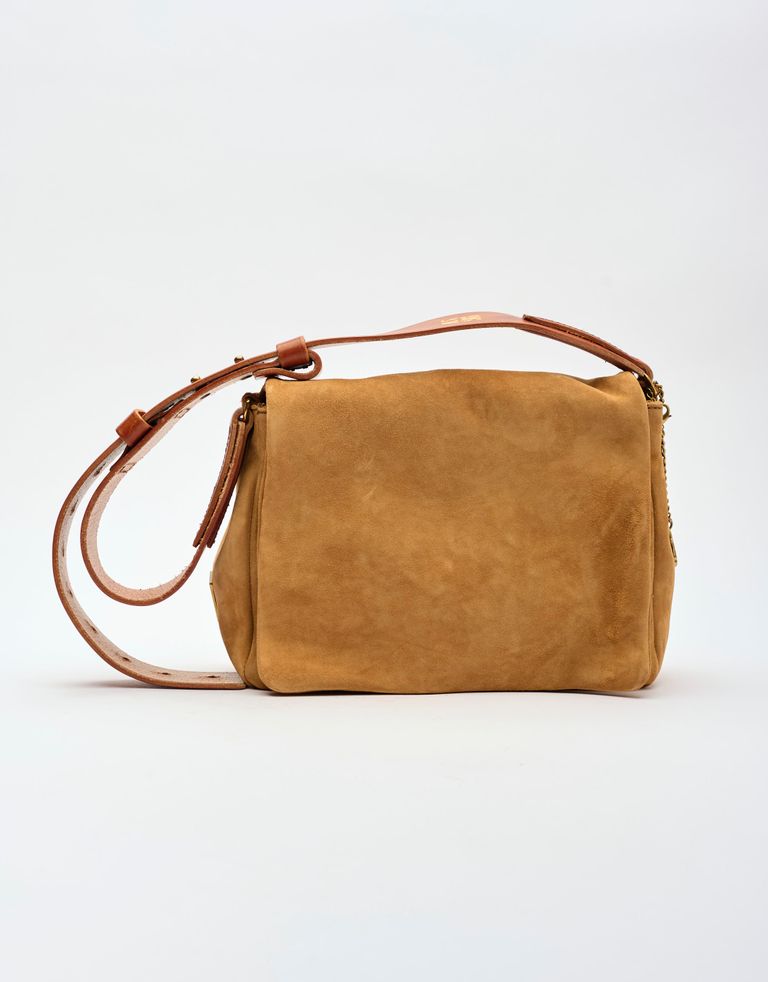 נעלי נשים - A.S. 98 - תיק זמש VICTORIA - חום בהיר1