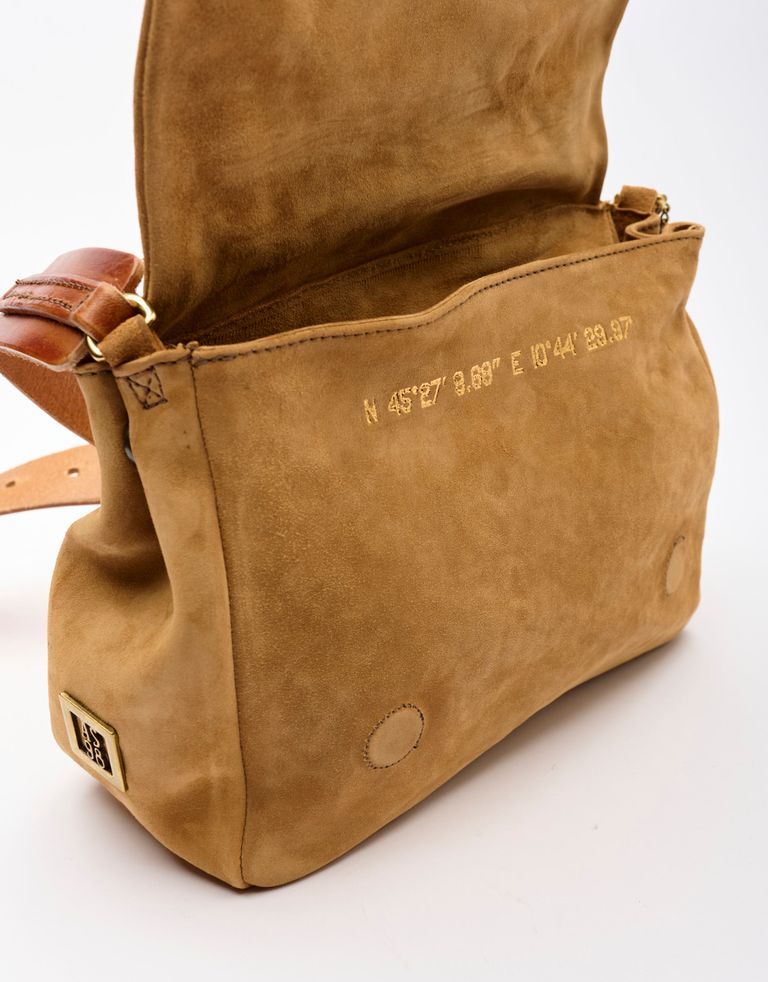 נעלי נשים - A.S. 98 - תיק זמש VICTORIA - חום בהיר4