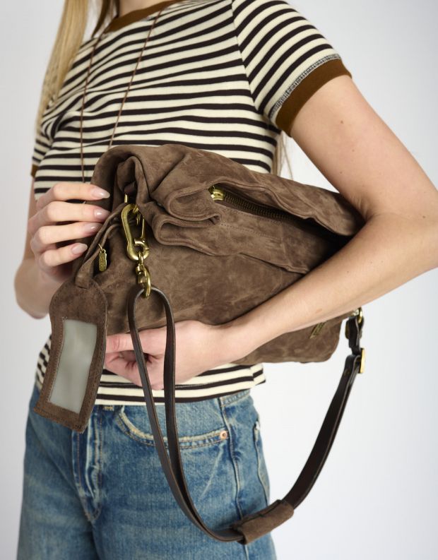 נעלי נשים - A.S. 98 - תיק צד KATARINA - חום כהה