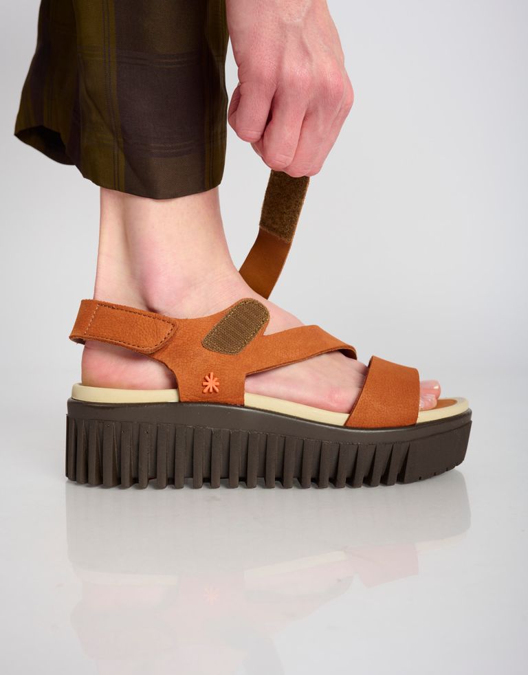 נעלי נשים - Art - סנדלי רצועות BRIGHTON - חמרה2