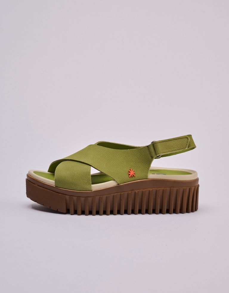 נעלי נשים - Art - סנדלי איקס  BRIGHTON - ירוק3