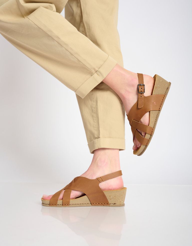 נעלי נשים - Art - סנדלי רוקי ROMA - חום1