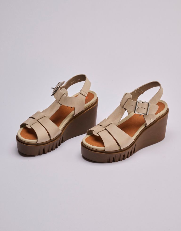 נעלי נשים - Art - סנדלי רוקי  CATANIA - בז'2