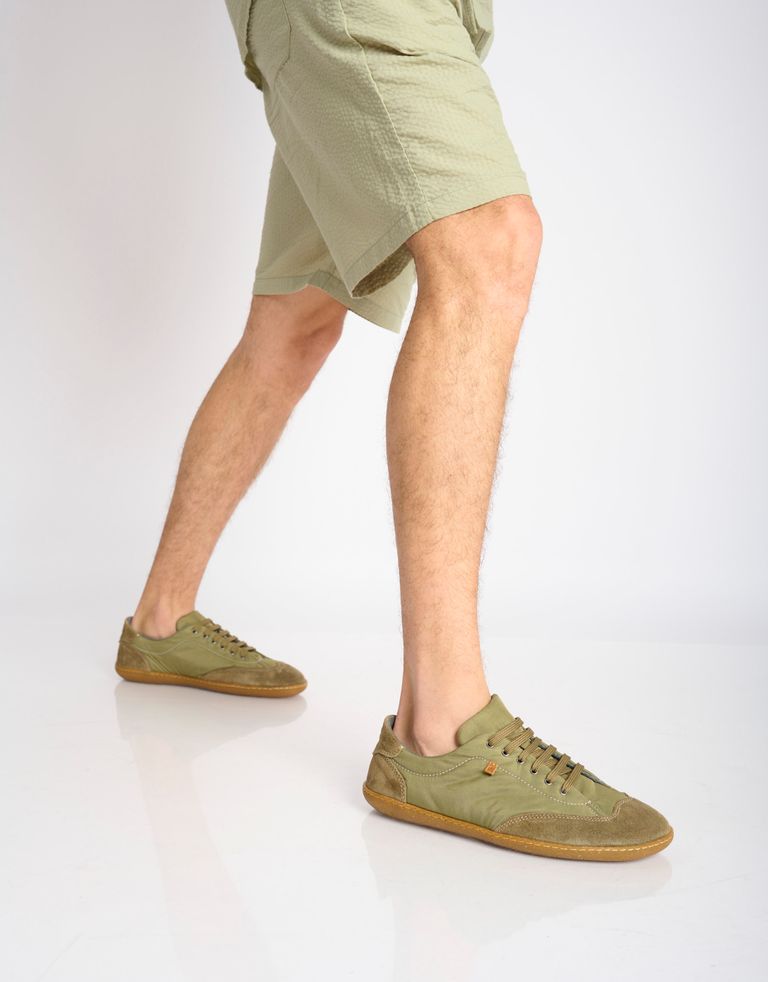 נעלי גברים - El Naturalista - נעלי ניילון וזמש EL VIAJE - חאקי1