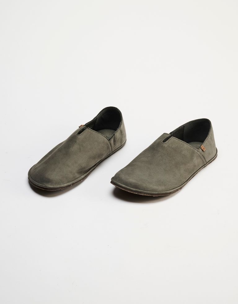 נעלי גברים - El Naturalista - נעלי מוקסין ברפוט BARE - אפור2