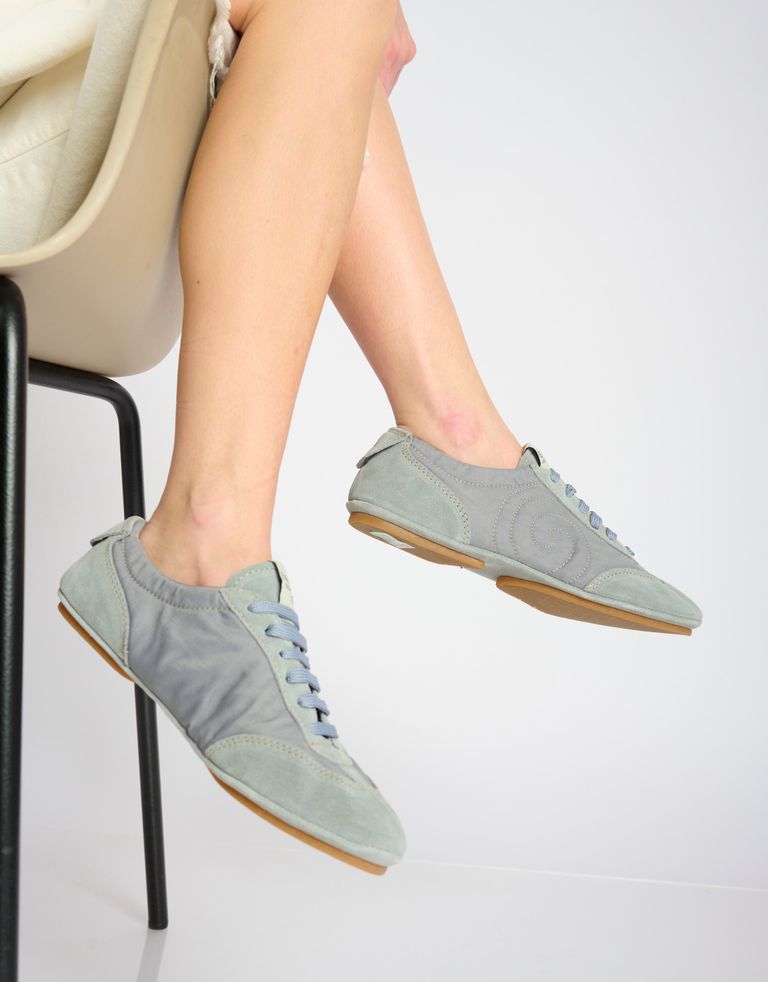 נעלי נשים - El Naturalista - סניקרס ניילון וזמש ESSENS - תכלת1