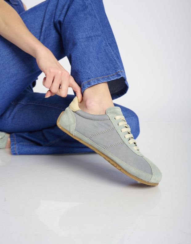 נעלי נשים - El Naturalista - סניקרס ניילון וזמש ONDINA - אפור