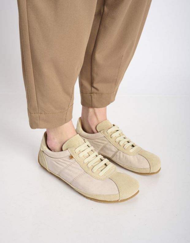 נעלי נשים - El Naturalista - סניקרס ניילון וזמש ONDINA - אופוויט