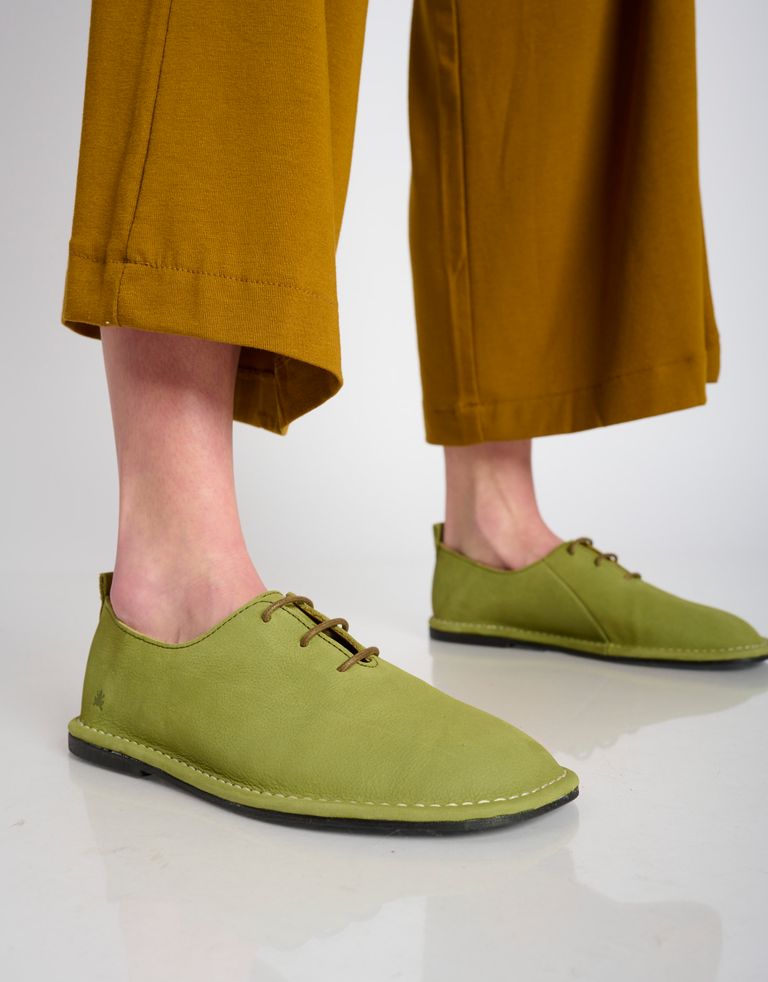 נעלי נשים - El Naturalista - נעלי עור CRISOL - ירוק2