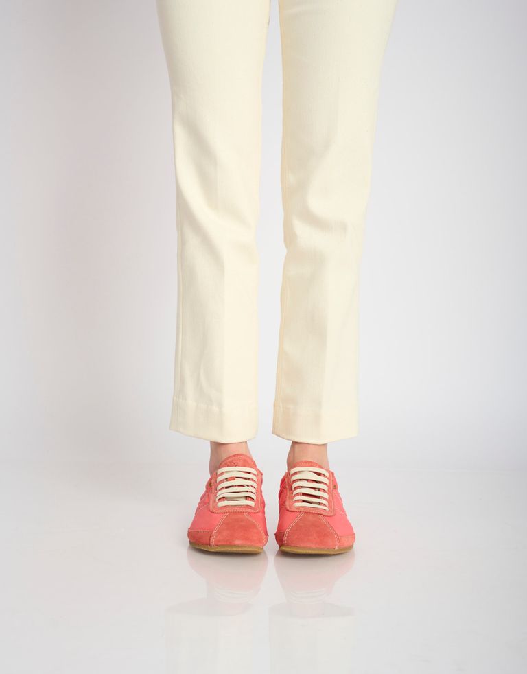 נעלי נשים - El Naturalista - סניקרס ניילון וזמש ONDINA - אדום3