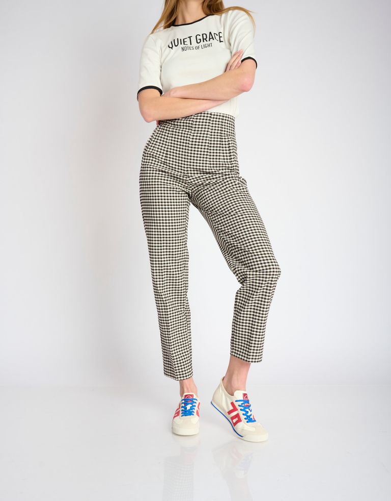 נעלי נשים - BACK 70 - סניקרס עור LEON - לבן   אדום3