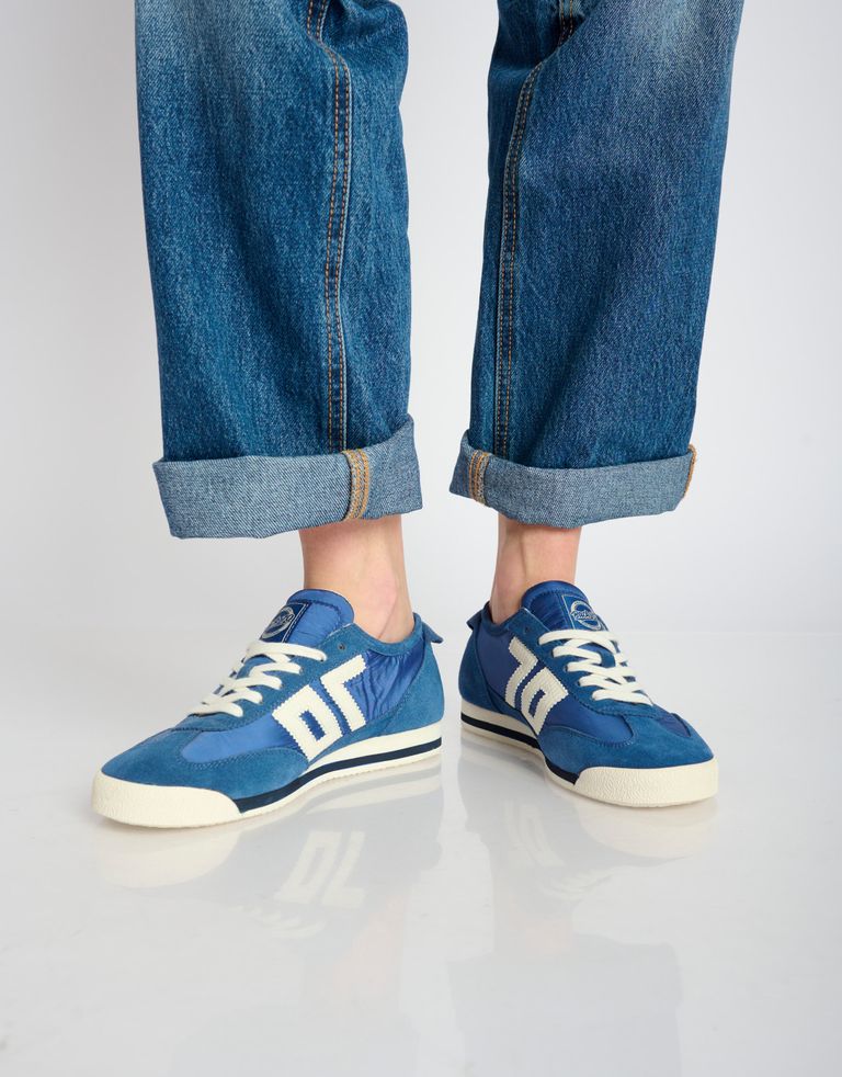 נעלי נשים - BACK 70 - סניקרס בד וזמש LEON - כחול4