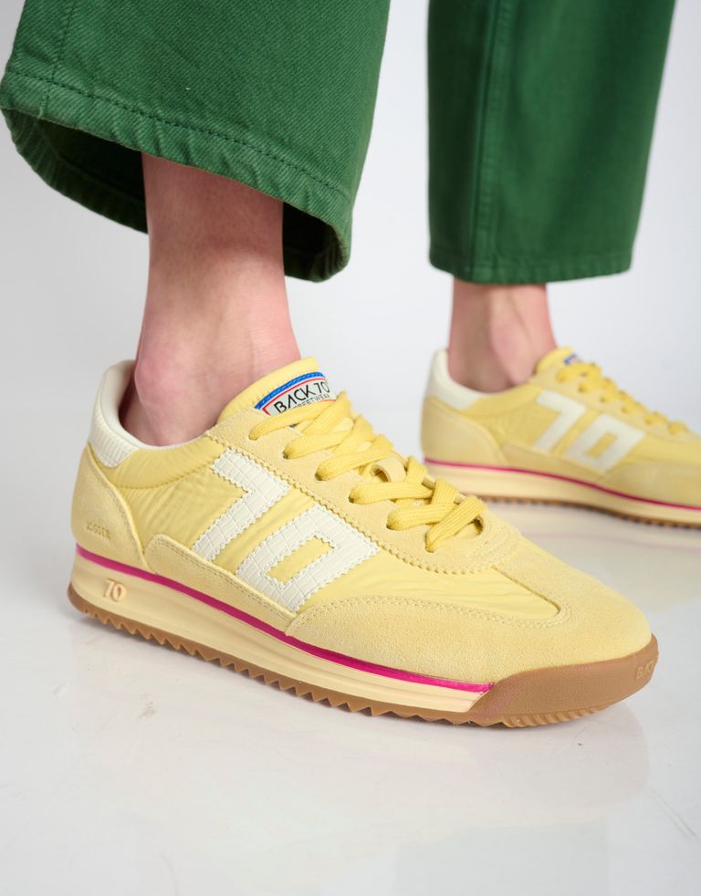 נעלי נשים - BACK 70 - סניקרס JOGGER - צהוב3