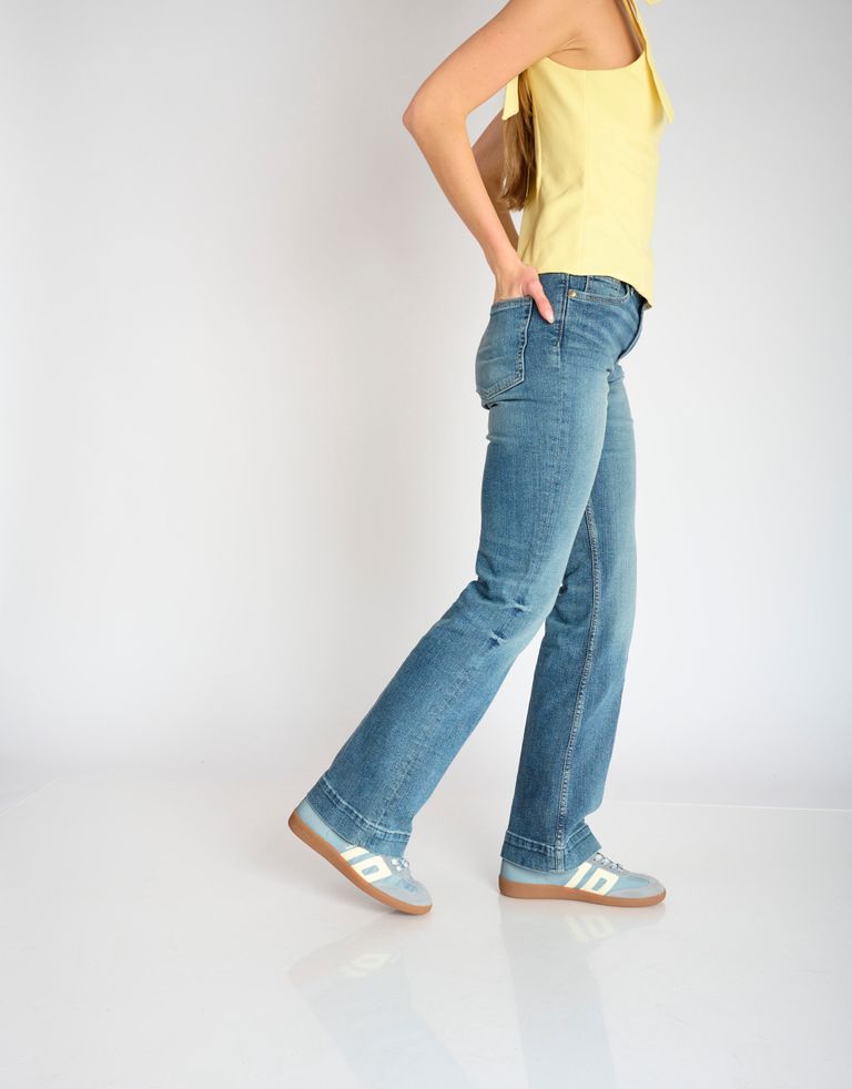 נעלי נשים - BACK 70 - סהיקרס בד וזמש GHOST - תכלת3