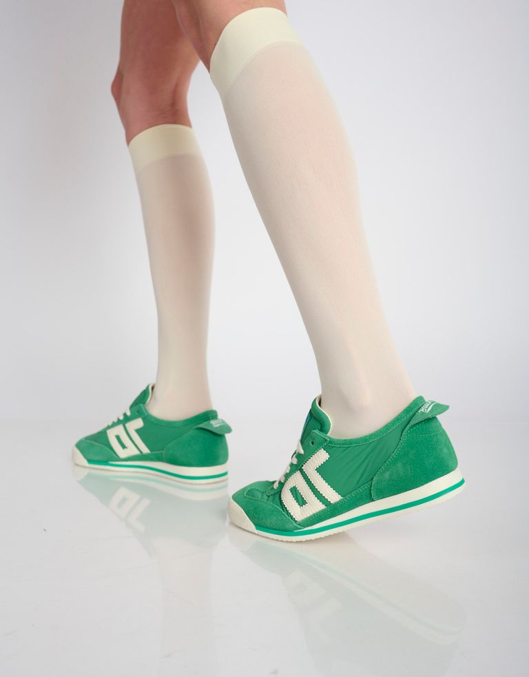 נעלי נשים - BACK 70 - סניקרס בד וזמש LEON - ירוק4