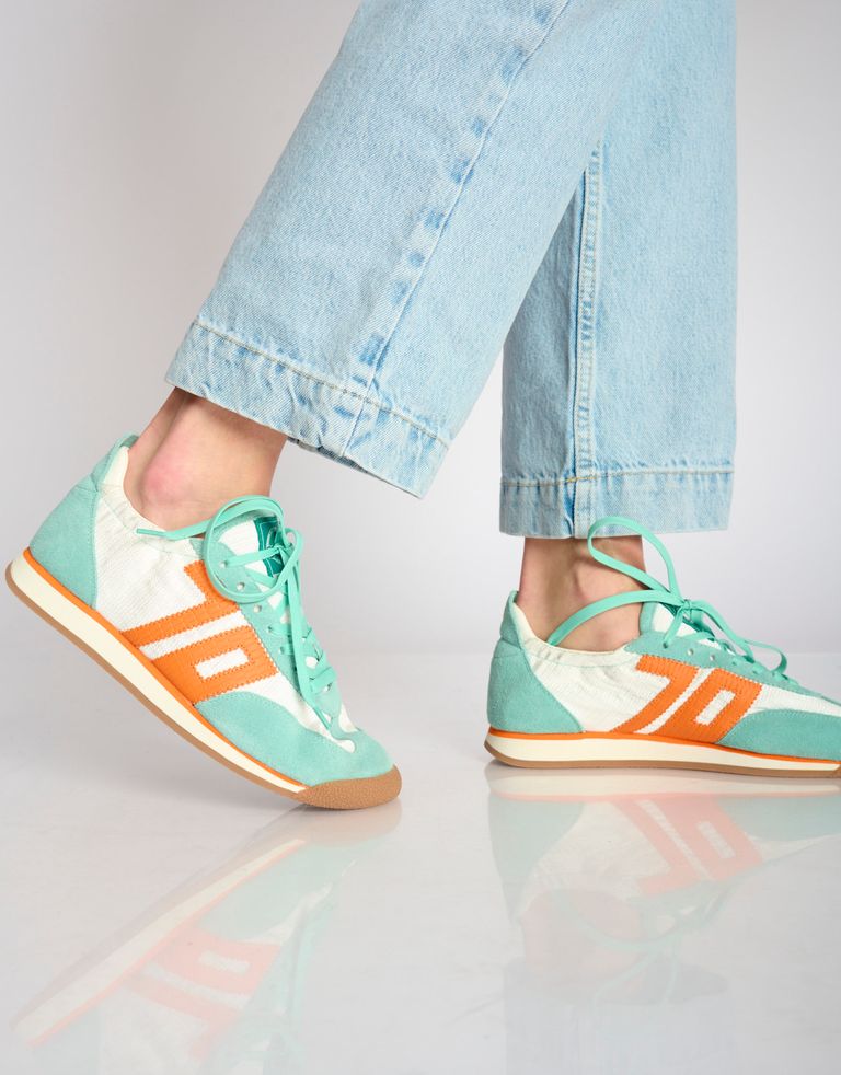 נעלי נשים - BACK 70 - סניקרס ROCKET  משולבות - מנטה4