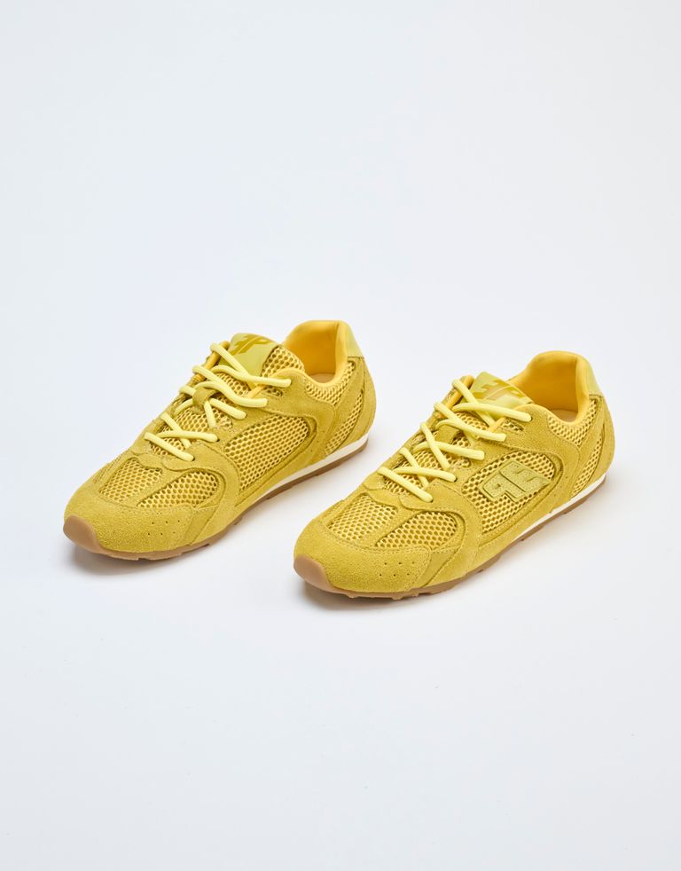 נעלי נשים - 3P - סניקרס רשת וזמש BLAST L4 - צהוב3