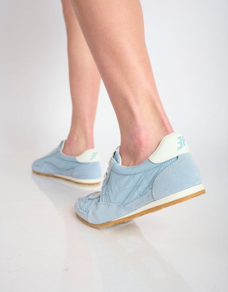 נעלי נשים - 3P - סניקרס ניילון וזמש BLAST - תכלת4