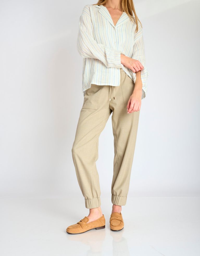 נעלי נשים - Bibi lou - מוקסינים מזמש NELA - קאמל3