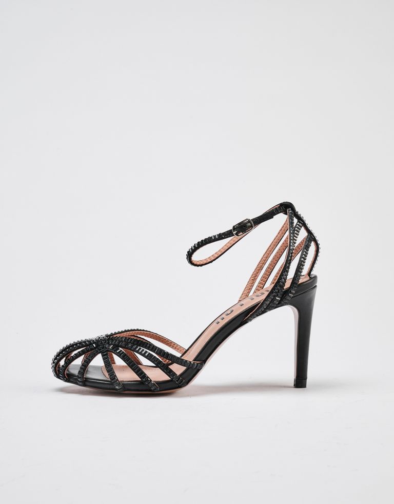 נעלי נשים - Bibi lou - סנדלי עקב גבוה SERABI - שחור1