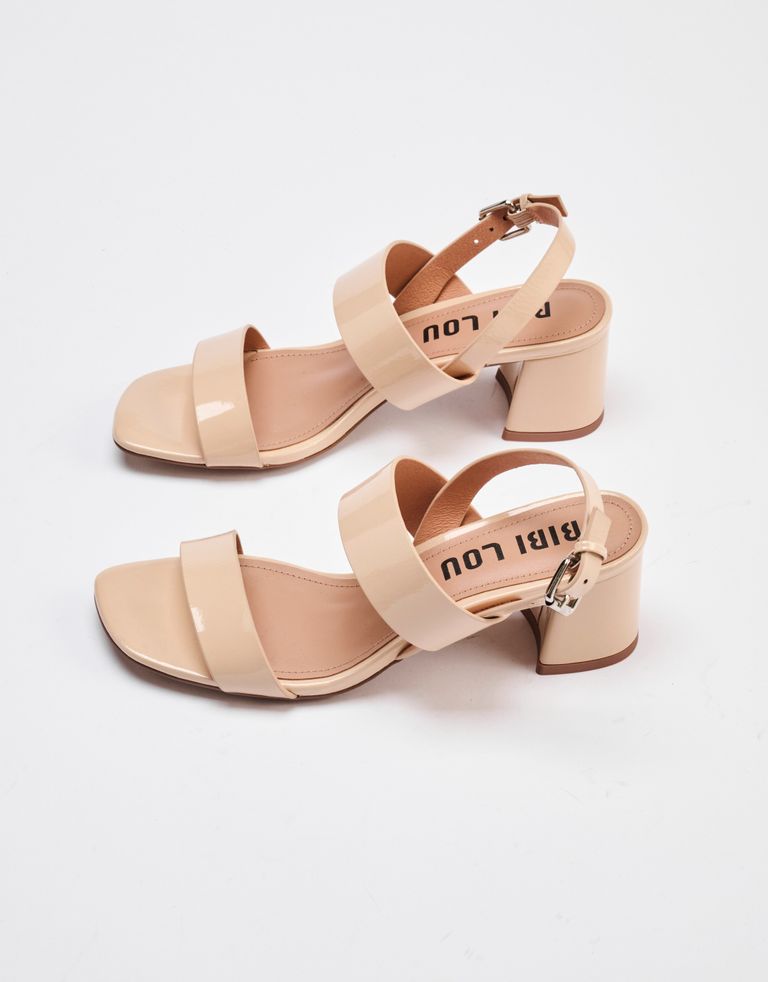 נעלי נשים - Bibi lou - סנדלים עם עקב ZARA - בז'1